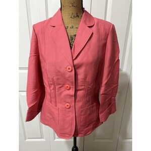 Emma James Dress Blazer Pink Size 12